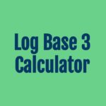 Log 3 calculator